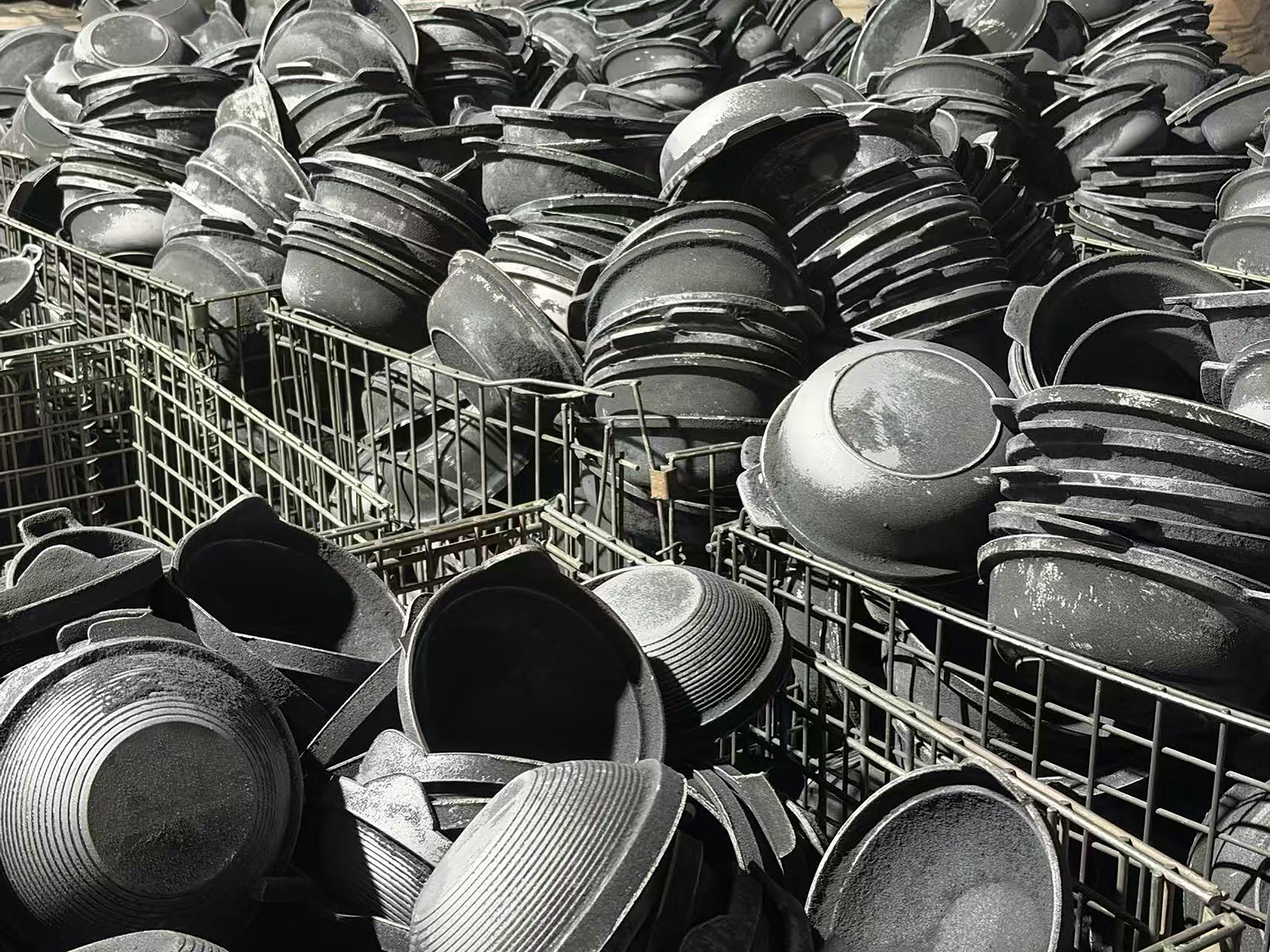 Warehouse / cookware inventory cast iron cookware factory photo